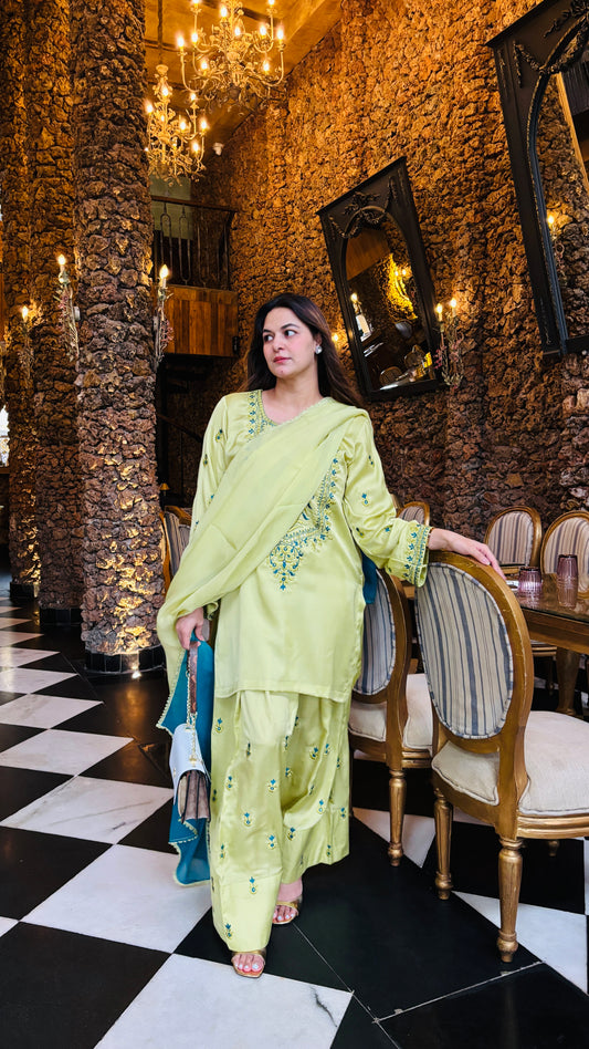 Short Kurta with farsi set