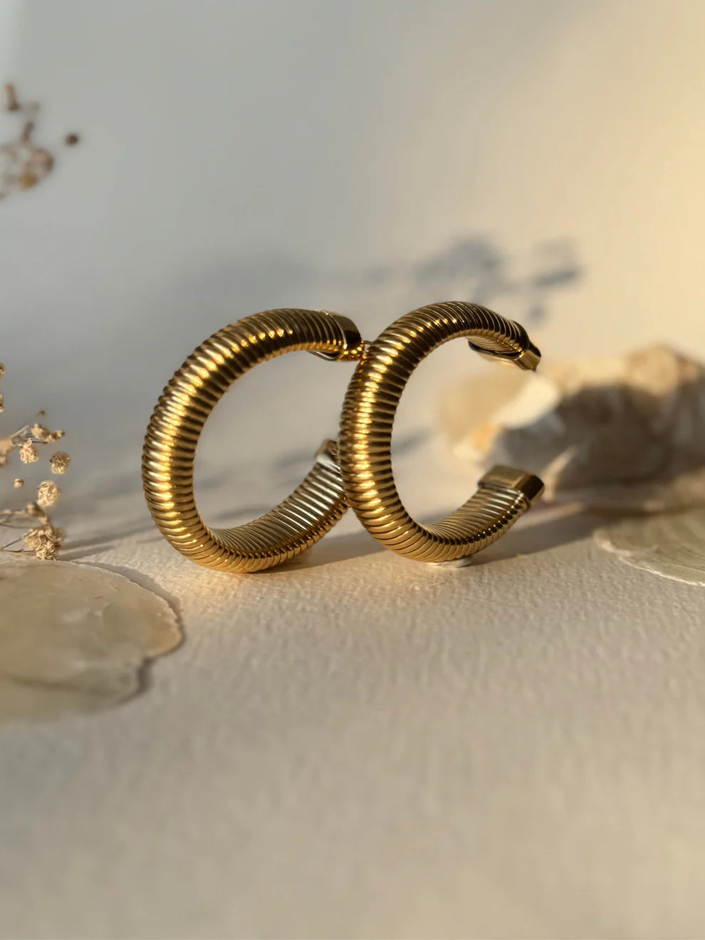 Gold Hoop Earrings