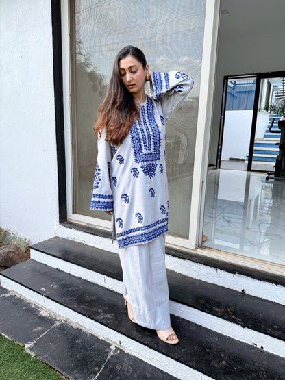 Short Kurta with Farsi Salwar set