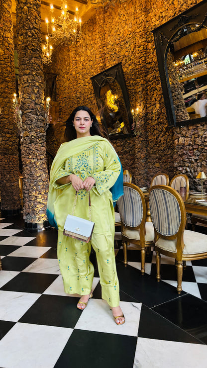 Short Kurta with farsi set