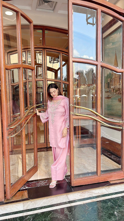 Crystal handwork farsi salwar set