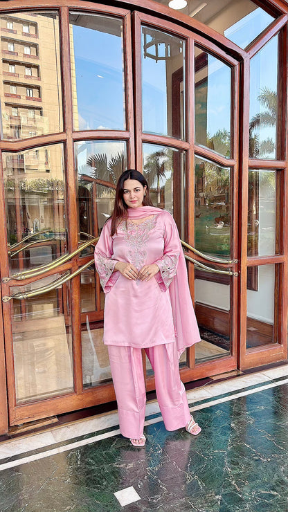 Crystal handwork farsi salwar set