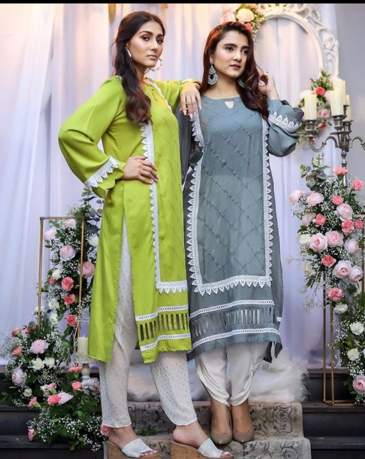 Long kurti with pants