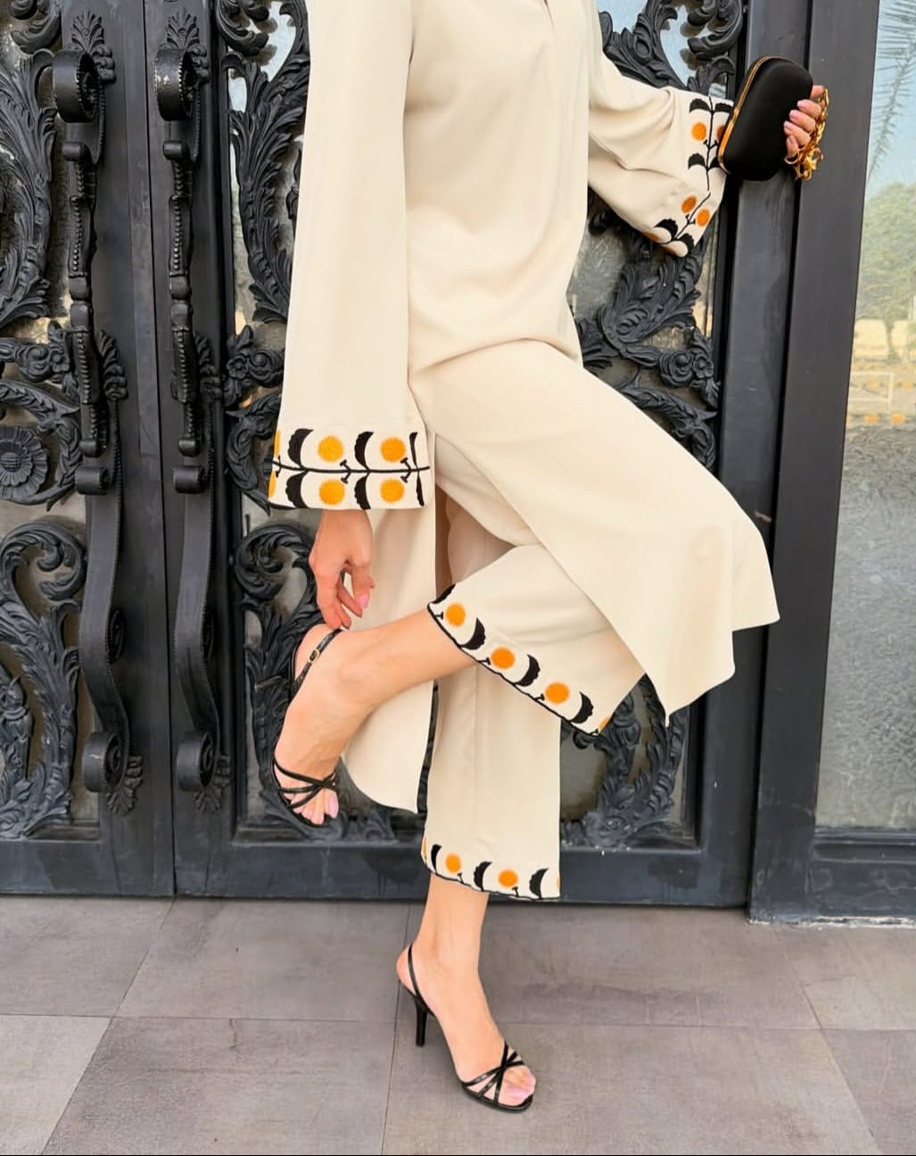 Long Kurta with straight pants